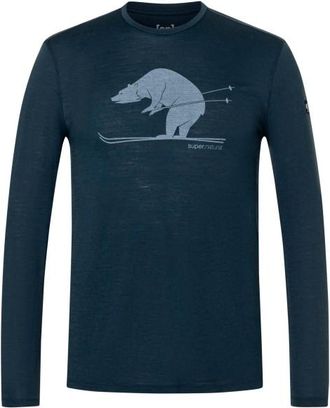 super.natural Ski Karl L/S Longsleeve f&uuml;r Herren | blau