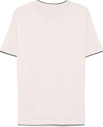 Eleventy Womens Logo-Print T-Shirt Beige Ss25 M