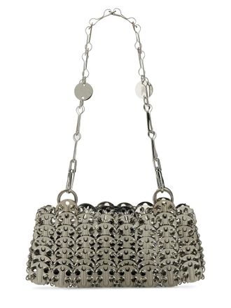 Paco Rabanne Womens Shoulder Bag Xtra 69 Silver Steel