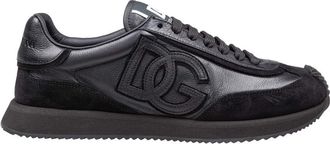 Dolce & Gabbana Sneakers In Pelle E Camoscio