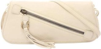 Ferragamo Pre-owned Leren Schoudertas - Dames - Vintage Schoudertas - Beige - ONE Size - Leer - Vintage