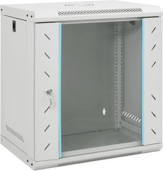 vidaXL Armadietto di Rete a Parete 12U da 19 IP20 53x40x60 cm - Vidaxl