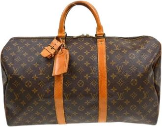 Louis Vuitton Pre-owned Weekend Bags, unisex, Brown, Size: ONE SIZE Pre-owned Keepall bag