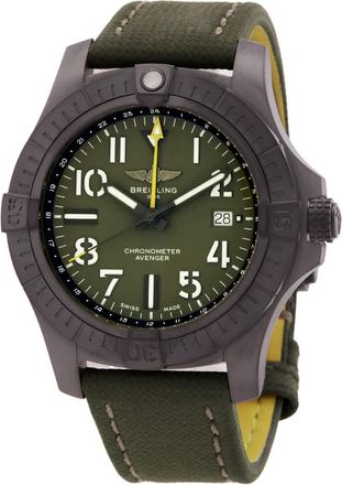Breitling Avenger Automatic Chronometer Green Dial Mens Watch V323952A1L1X1