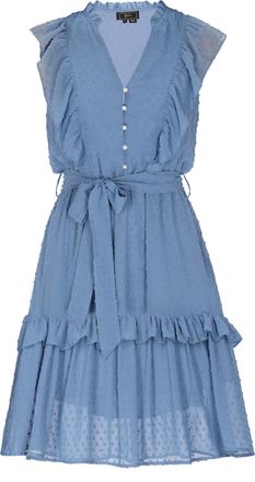 Faina Jurk Dames lichtblauw