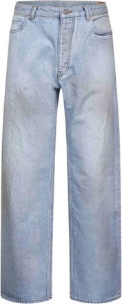 Balenciaga Jeans Denim Blue - Heren - Regular Fit Jeans - Blauw - W32 - Denim - Jeans