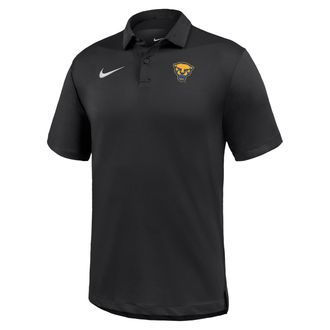 Nike Pittsburgh Panthers Tour Nike Mens Dri-FIT College Polo in Black | M51839E169PTBG-BLK