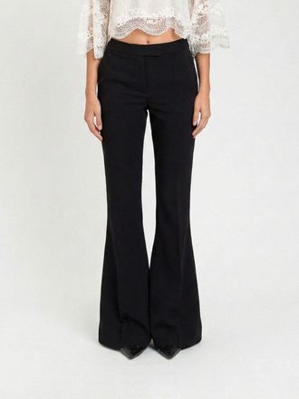 Twinset Pantaloni a zampa in cr&ecirc;pe