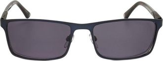 Hackett Mens Blue Rectangular Sunglasses HEKS1213