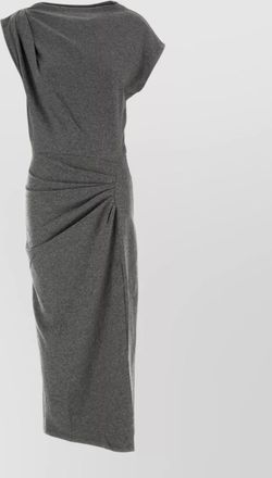 Isabel Marant asymmetric draped midi dress