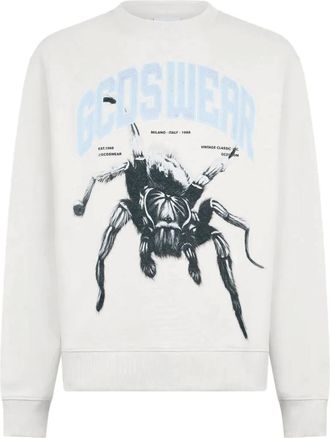 GCDS Felpa con stampa - Toni neutri