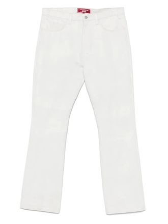 Junya Watanabe Jeans met logopatch - Beige
