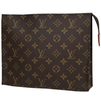 Louis Vuitton Monogram Brown Monogram Clutch Bag (Pre-Owned)