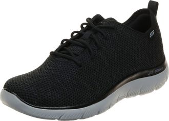 Skechers Mens Summit Doharis Sneakers, Black Knit Trim, 9.5 UK