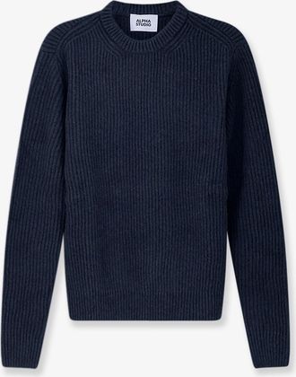 Alpha Studio Maglia in lana vergine e cashmere - ALPHA-STUDIO - gender_Man