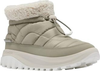 Columbia Womens Snowtrot Shorty Boot In Grey Green, Dark Stone