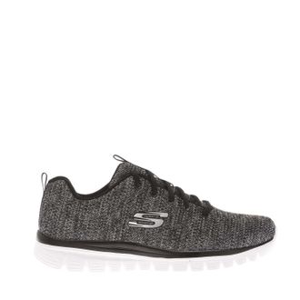 Skechers Damesschoenen Skechers Graceful - Twisted Fortune in Zwart-Wit