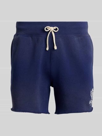 Polo Ralph Lauren Regular Fit Sweatshorts mit Logo Stitching in Dunkelblau, Gr&ouml;&szlig;e XXL