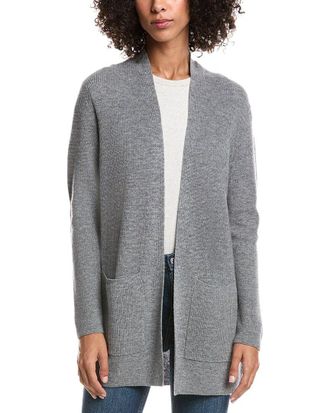 Fort&eacute; Cashmere Wool & Cashmere-Blend Drape Cardigan
