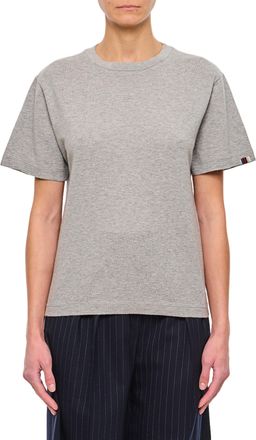 Extreme Cashmere Relaxed-Fit Short-Sleeved T-Shirt in Cotton-Cashmere Blend