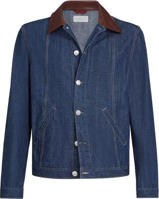 Brunello Cucinelli Denim jacket at Nordstrom, Size 58 It