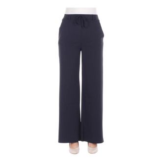 Max Mara Wide Trousers, female, Blue, Size: XS Wide Trousers