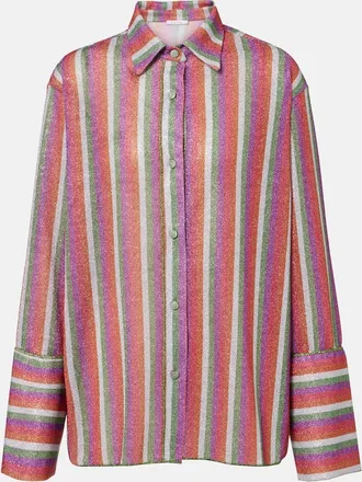 Os&eacute;ree Os&eacute;ree Lumi&egrave;re striped shirt