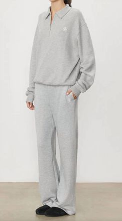 &Eacute;terne Oversized Wide Leg Sweatpant In Grey