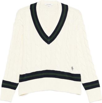 Sporty & Rich V-neck Striped Knitwear