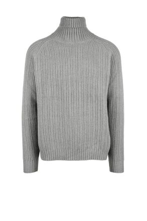 Original Vintage Style Grey Mohair Cashmere Sweater