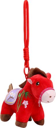 Generic Horse Keychains for Women | Cute Plush Pendant Decoration - Horse Year Plush Lucky Keychain 2026 New Year | for Friend Girl Women Car Valentines Chris