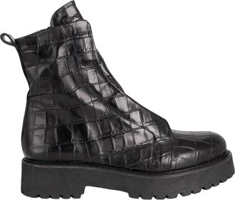 Patrizia Bonfanti Womens Kuni No Lace Cocco Ankle Boot In Black