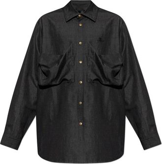 Vivienne Westwood Casual Shirts - Heren - Casual Overhemden - Blauw - S - Overhemden
