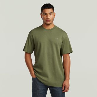 G-Star T-Shirt G-STAR True Regular, Herren, Gr. XXL, four leaf clover, Jersey, Obermaterial: 100% Baumwolle, unifarben, regular fit h&uuml;ftbedeckend, Rundhals, 