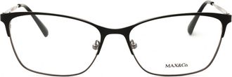 Max & Co. MO5111 Rectangular Metal Eyeglasses - Gold