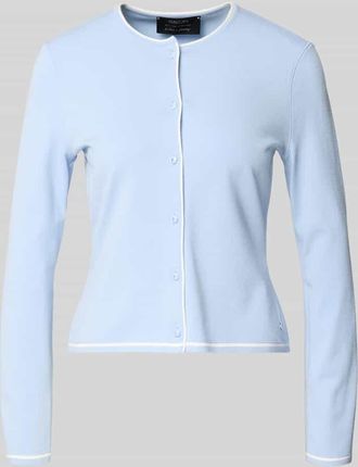 Marc Cain Strickjacke aus Viskose-Mix Modell COLLECTIONS in Hellblau, Gr&ouml;&szlig;e 44