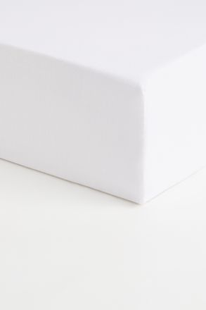 H&M Spannbettlaken aus Baumwolle - Weiss