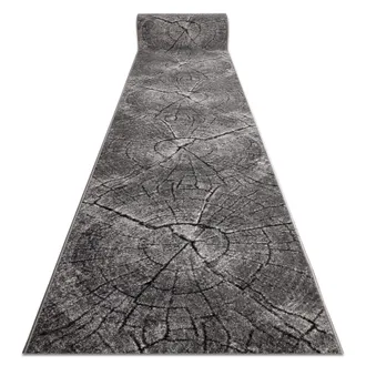 RugsX Rugsx - Passatoia Silver Tronko Albero Legna Grigio 120cm Grey 120x480 Cm