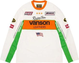 SUPREME x Vanson Leathers SS26 L/S T-Shirt White SUP-SS26-007-WHT