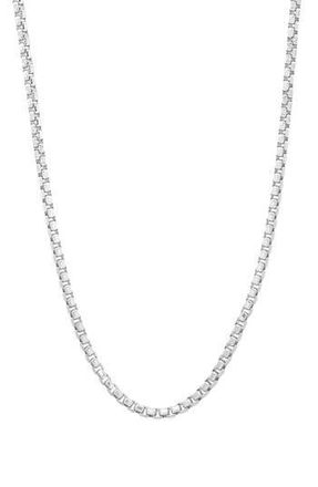 Effy 925 Sterling Silver Box Chain in White at Nordstrom Rack