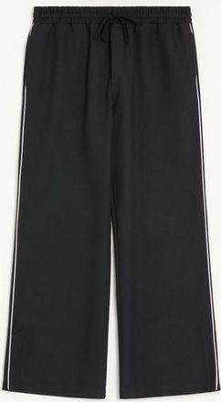 Valentino Pantaloni Valentino in nylon con patch VLogo Uomo NERO XXL