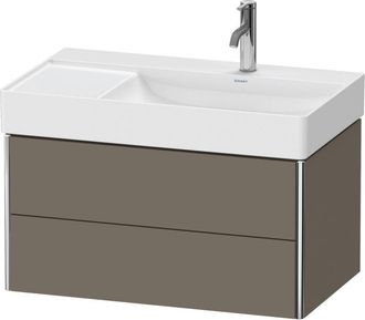 Duravit Xsquare Mueble De Ba&ntilde;o De Pared 78,4x46,0 Cm, 2 Cajones, - Duravit