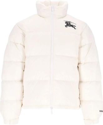 Burberry Highlands Puffer Jacket - - Jackets - Uomo - Bianco - L