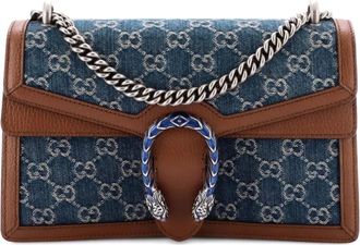 Gucci Dionysus GG denim kleine schoudertas - Blauw