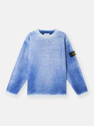 Stone Island Crewneck Sweater In Organic Cotton