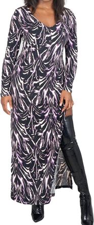 Bcbgmaxazria Marble Print Knit Maxi Dress In Marbelized