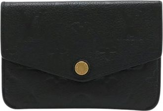Louis Vuitton Pre-owned Monogram Empreinte Coin Case - Dames - Vintage Accessoires - Zwart - ONE Size - Leer - Vintage