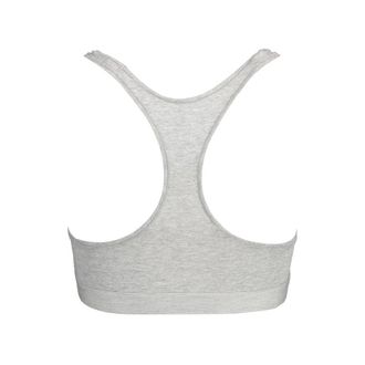 Tommy Hilfiger Logo Cotton Sports Bra - Gray