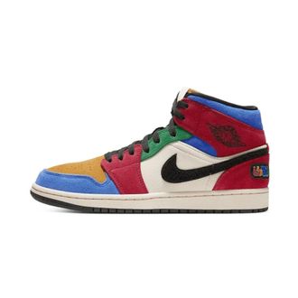 Nike Jordan Fitness, unisex, Veelkleurig, 44 EU, Su&egrave;de, 1 Mid SE Fearless