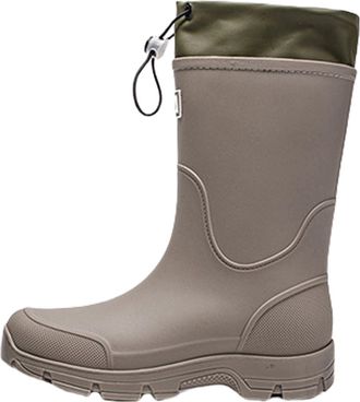 Generic Pair of Rain Boots Outdoor Simple Restraint Casual Mens Water Shoes Rain Boots Non-Slip Rain Day Womens Boots Mens Shoes High, gray, 9.5 UK